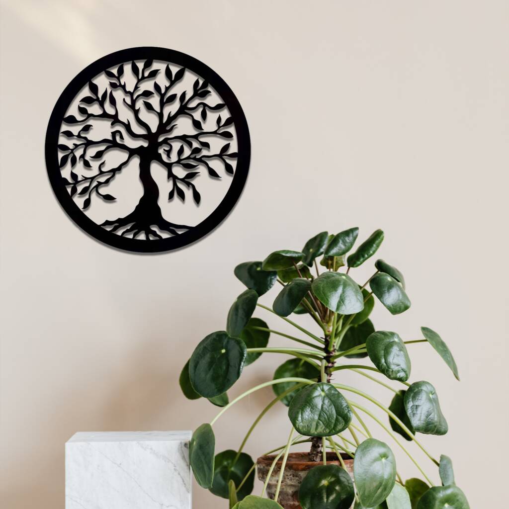 Tree Of Life Wooden Wall Art Housewarming Room Decor By Duke Craft