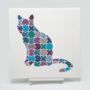 Jigsaw Cat Cross Stitch Kit, thumbnail 2 of 8