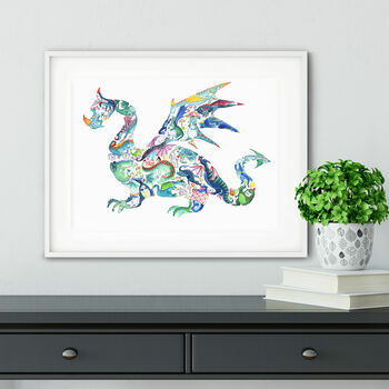 D Is For Dragon Print, 4 of 4