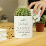 Personalised Teacher's Gift Botanical Ceramic Storage Pot, thumbnail 3 of 8