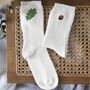 Personalised Autumn Bed Socks And Wheatbag Gift Set, thumbnail 5 of 8