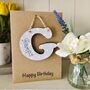 Personalised Grampy G Letter Grandma Birthday Card, thumbnail 5 of 7