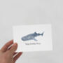 Personalised Whale Shark Card, thumbnail 2 of 5