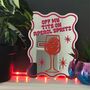 Wavy Edge Aperol Spritz Mirror, thumbnail 5 of 5