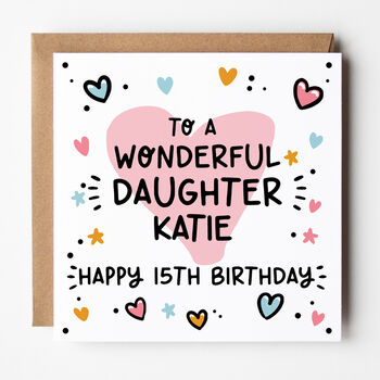 Daughter Birthday Card Any Age, 2 of 5