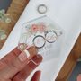 Hexagonal Acrylic Personalised Wedding Ring Box, thumbnail 3 of 12