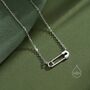Cute Little Safety Pin Pendant Necklace, thumbnail 1 of 11