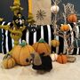 Handmade Felt Halloween Hanging Pumpkins, Set Of Five, thumbnail 5 of 9