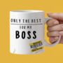 Personalised Only For The Best Co Worker Mug, thumbnail 1 of 5