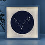 Pisces Star Sign Personalised Light Box, thumbnail 2 of 6