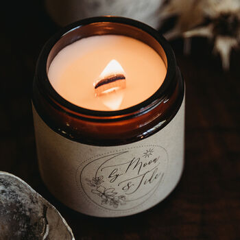 Vegan Friendly Wooden Wick Seaweed And Juniper Candle, 4 of 6