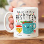 'Dad My Best Tea' Personalised Christmas Mug, thumbnail 1 of 2