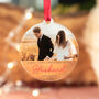 Personalised Bauble – First Christmas Married As Husband, thumbnail 4 of 5