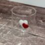 Heart Glass Tumbler, thumbnail 1 of 3