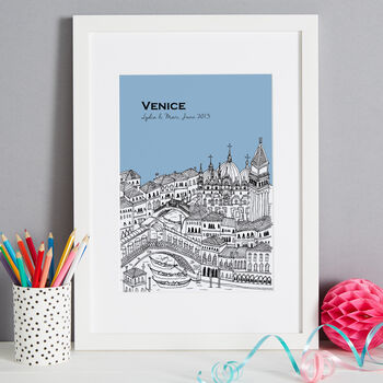 Our Special City Personalised Valentines Print, 6 of 12