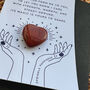 Grounding Red Jasper Heart Crystal, thumbnail 2 of 2