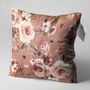 Rose Themed Brown Soft Cushion Cover, thumbnail 3 of 7