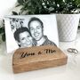 Personalised Carved Wooden Photo Holder, thumbnail 8 of 12