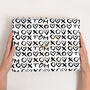 Personalised Xoxo Valentine's Wrapping Paper, thumbnail 1 of 3