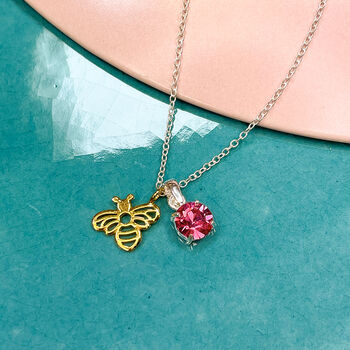Graduation 'You're The Bee's Knees' Bumble Bee Necklace, 4 of 11