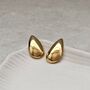Teardrop Earrings Gold, thumbnail 1 of 10