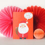 Mini Father Christmas Card, thumbnail 4 of 5