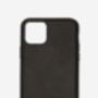 Personalised Real Leather iPhone Case Black And Taupe, thumbnail 3 of 7