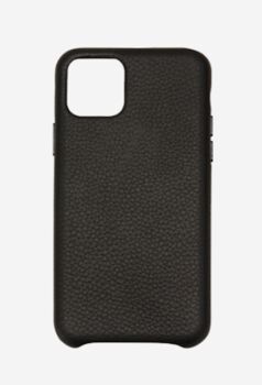 Personalised Real Leather iPhone Case Black And Taupe, 3 of 7