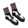 Dapper Chap Fill Your Boots Brogue Design Socks, thumbnail 3 of 4