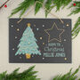 Personalised Christmas Advent Chalk Countdown Sign, thumbnail 2 of 3