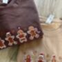 Festive Gingerbread People Embroidered Sweatshirt, thumbnail 5 of 5