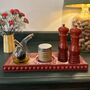Red And Pink Bobbin Style Decorative Tray, thumbnail 1 of 4