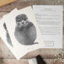 Personalised Baby Otter Footprint Kit, thumbnail 5 of 6