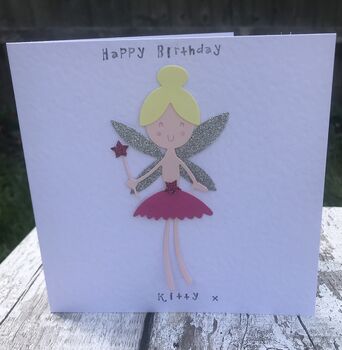 Personalised Fairy Birthday Card, 2 of 2