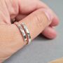 Sterling Silver Pebble Wrap Ring, thumbnail 2 of 8
