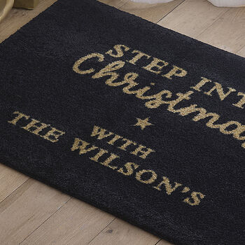 Personalised Step Into Christmas Doormat, 3 of 3