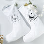Little Moon Personalised Christmas Stocking, thumbnail 1 of 5