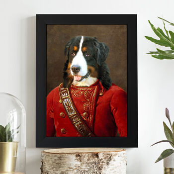 Personalised Regal King Or Admiral Renaissance Pet Portrait, 7 of 12
