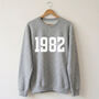 Ladies Personalised 'Year' Sweatshirt, thumbnail 1 of 3