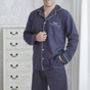 Men's Personalised Navy Cotton Pyjamas, thumbnail 1 of 10