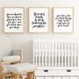 Calligraphy Inspirational Quote Print Set Of Three, thumbnail 2 of 7