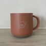 British Bulldog Engraved Orange Ceramic Tea/ Coffee Mug, thumbnail 1 of 6