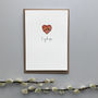 'I Got You' Valentine's Card, thumbnail 5 of 6