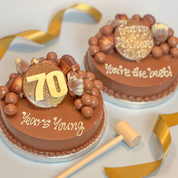 Mini 70th Birthday Smash Cake, 4 of 9