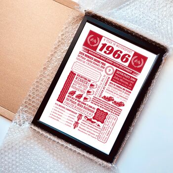 1966 Personalised 60th Birthday Motorsport Print, 11 of 12