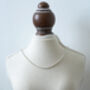 Argentium Silver Chain Necklace In Rolo Style, thumbnail 2 of 3