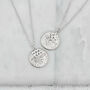 Sterling Silver Star Sign 70th Birthday Sixpence Necklace, thumbnail 8 of 10