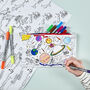 Space Pencil Case Kit + 10 Pens, Colour And Learn, thumbnail 5 of 6