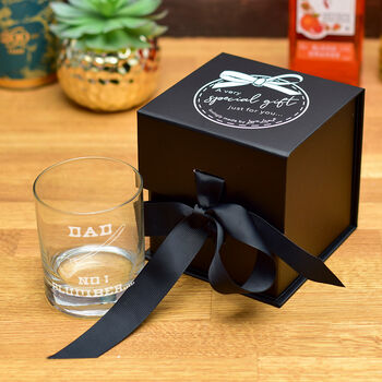Personalised Plumber Whiskey Glass Tumbler Gift Set, 4 of 6