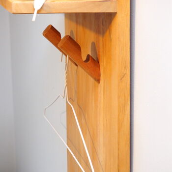Wood Wall Clothes Rack, 5 of 5